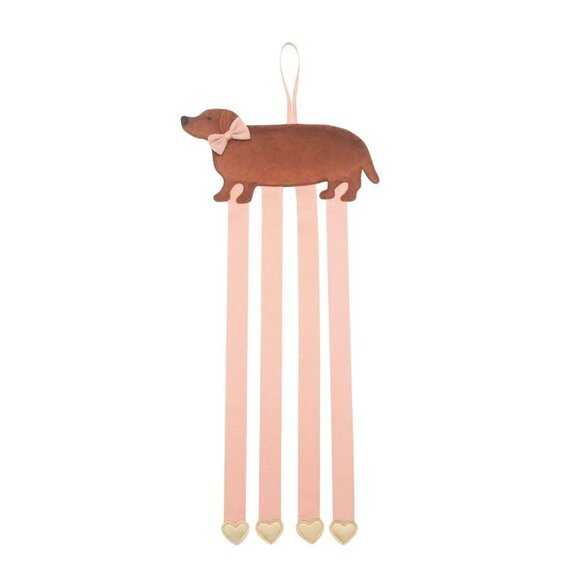 Sausage Dog 4 Ribbon Clip Hanger - Picture 2 of 2